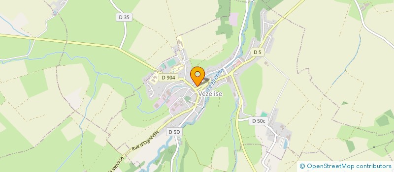 localisation de l'entreprise SCI HACHKA  VEZELISE