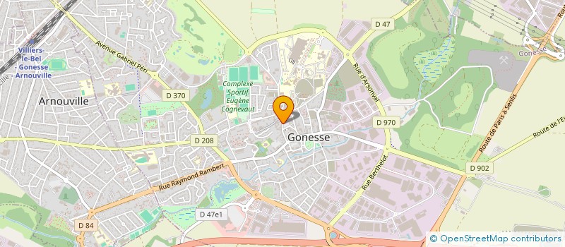 localisation de l'entreprise SCI HACHMI  GONESSE