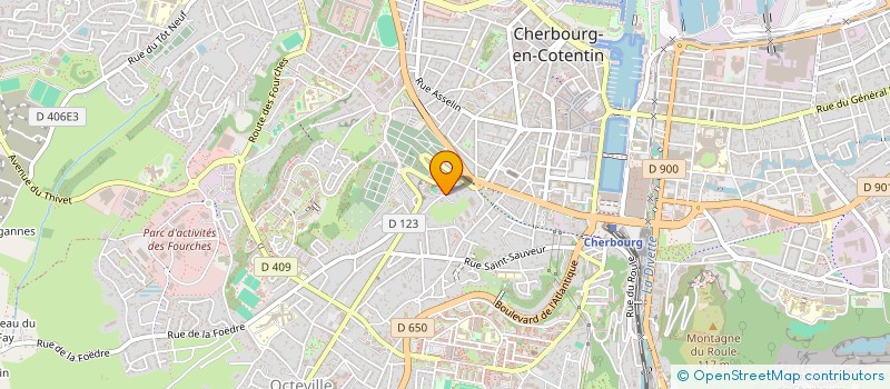 localisation de l'entreprise SCI HACIENDA à CHERBOURG-EN-COTENTIN