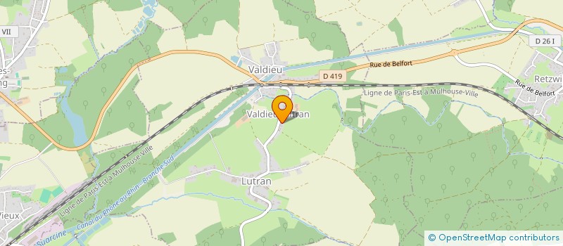 localisation de l'entreprise SCI HACIENDA PARK  VALDIEU-LUTRAN