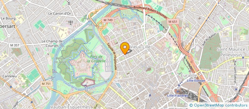 localisation de l'entreprise SCI HACKER RUE VOLTAIRE  LILLE