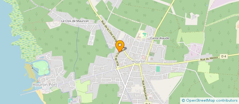 localisation de l'entreprise SCI HACO  HOURTIN