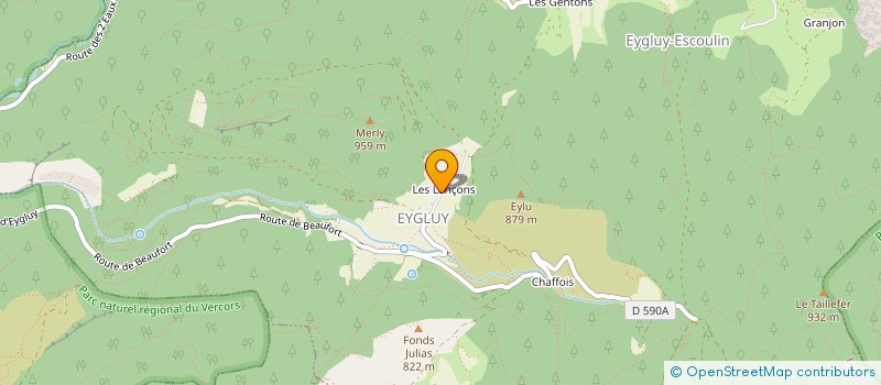 localisation de l'entreprise SCI HACTENUS  EYGLUY-ESCOULIN