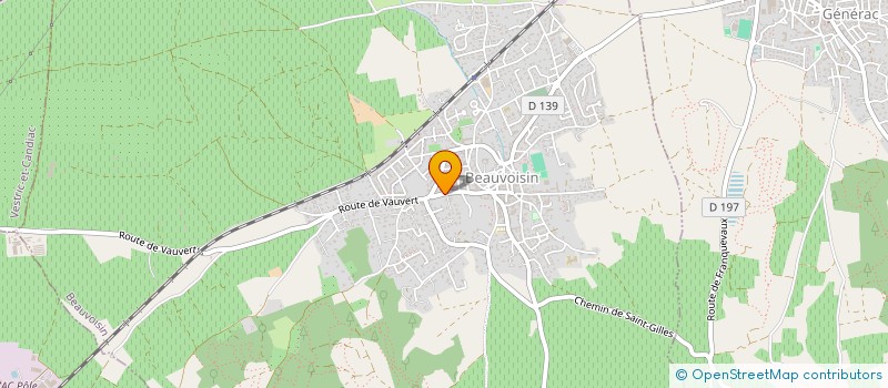 localisation de l'entreprise SCI HADA  BEAUVOISIN