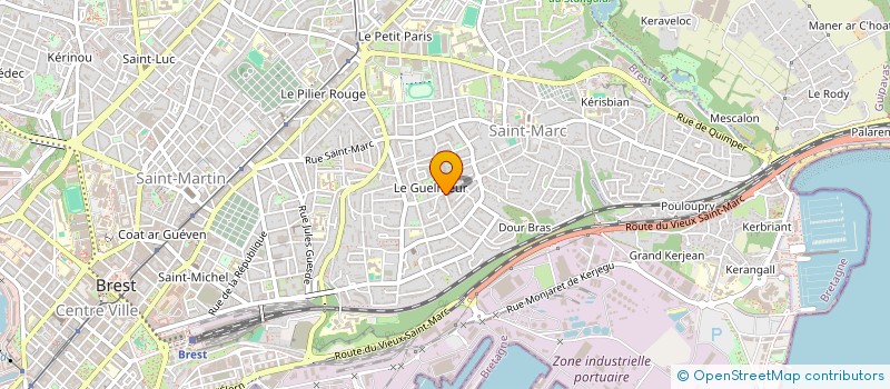 localisation de l'entreprise SCI HADACHA  BREST