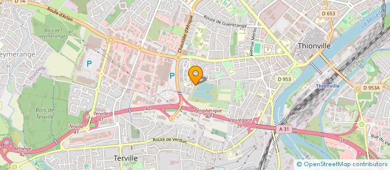 localisation de l'entreprise SCI HADANGUE à THIONVILLE