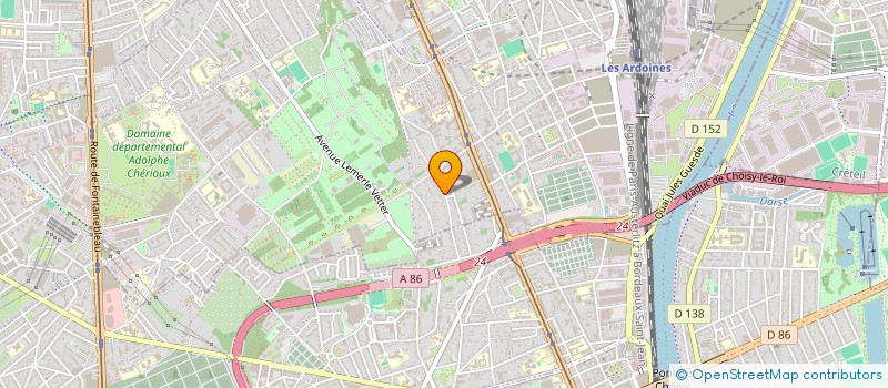 localisation de l'entreprise SCI HADDA  VITRY-SUR-SEINE