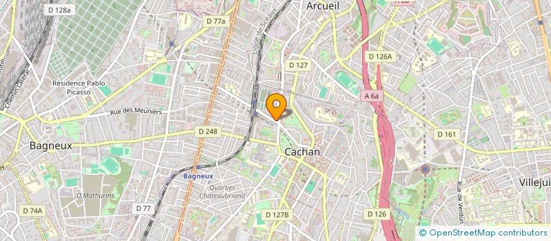 localisation de l'entreprise SCI HADDA  CACHAN