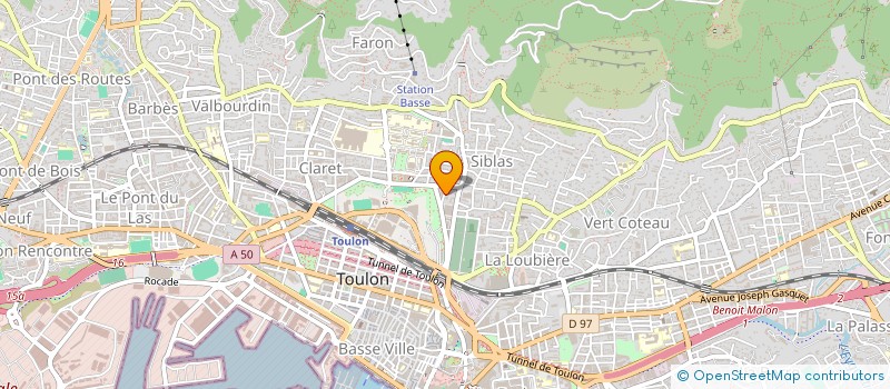 localisation de l'entreprise SCI HADDAD à TOULON