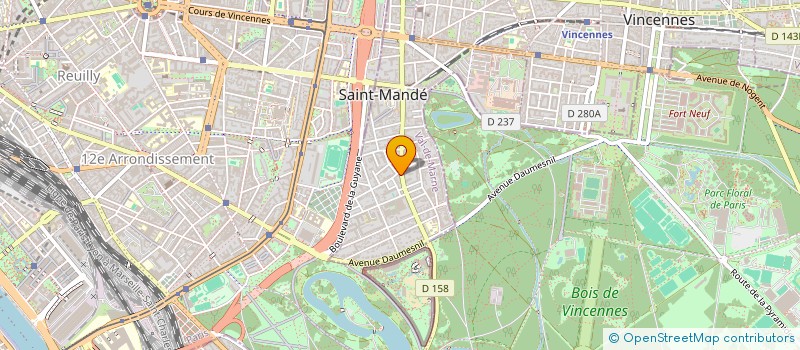 localisation de l'entreprise SCI HADDAD à SAINT-MANDE