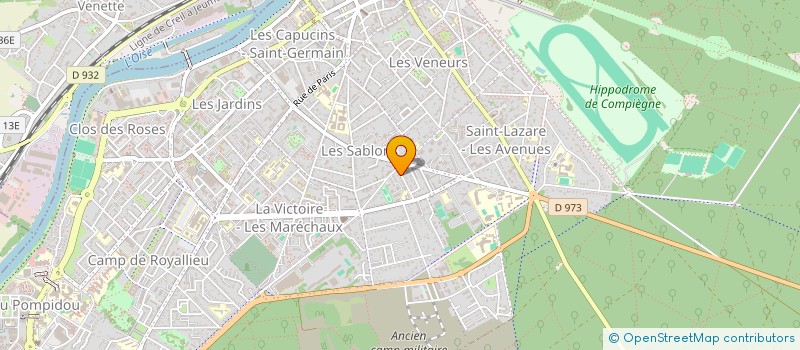 localisation de l'entreprise SCI HADDADI  COMPIEGNE