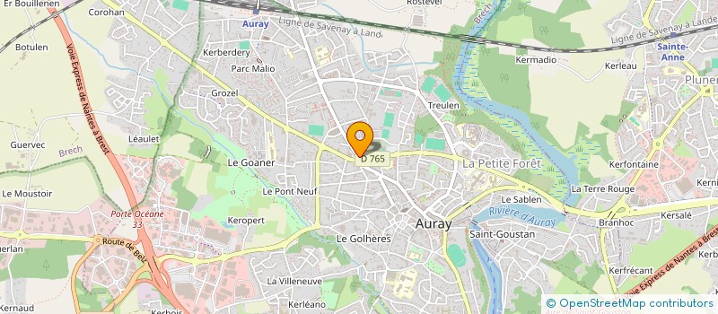 localisation de l'entreprise SCI HADDAOUI à AURAY