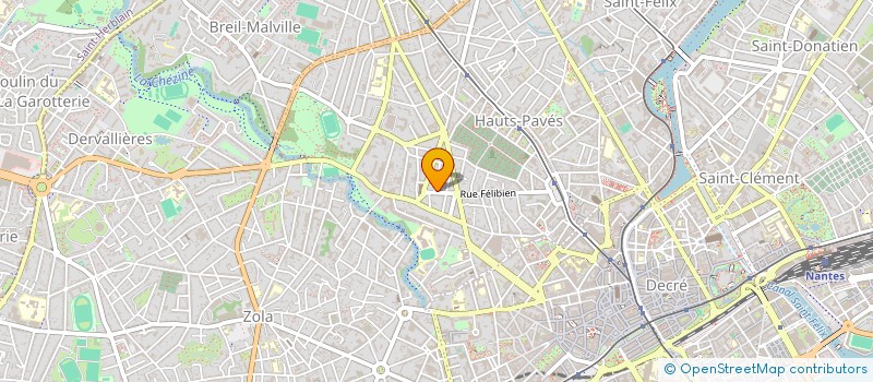 localisation de l'entreprise SCI HADEL à NANTES