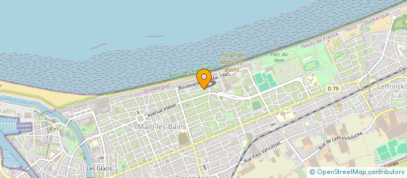 localisation de l'entreprise SCI HADELLE à DUNKERQUE