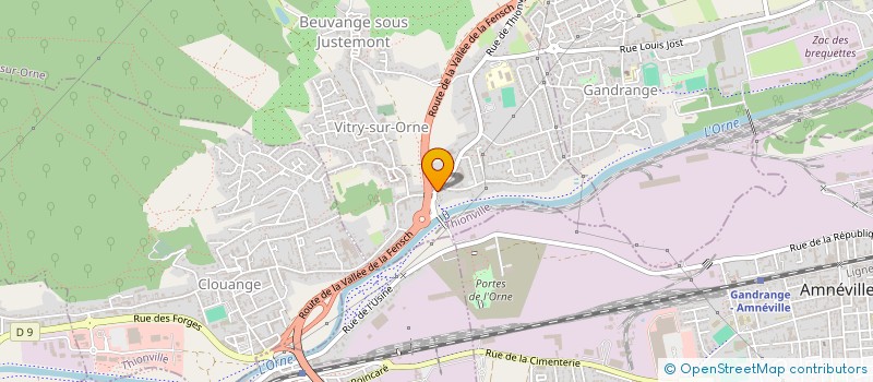 localisation de l'entreprise SCI HADES  SAINTE-CROIX-EN-PLAINE