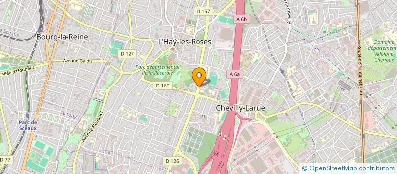 localisation de l'entreprise SCI HADIL à CHEVILLY-LARUE