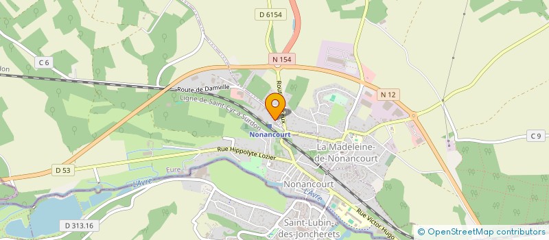 localisation de l'entreprise SCI HADIL  DROISY