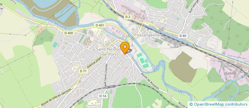 localisation de l'entreprise SCI  HADIS  SAINT-NICOLAS-DE-PORT