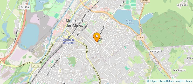 localisation de l'entreprise SCI HADJ à MONTCEAU-LES-MINES