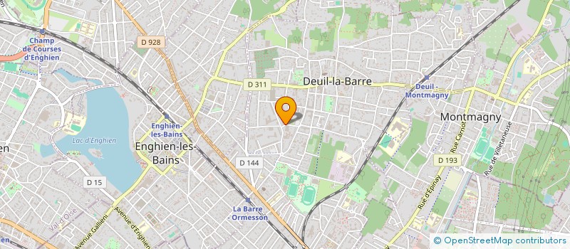 localisation de l'entreprise SCI HADJADJ  DEUIL-LA-BARRE