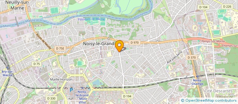 localisation de l'entreprise SCI HADJALI  NOISY-LE-GRAND