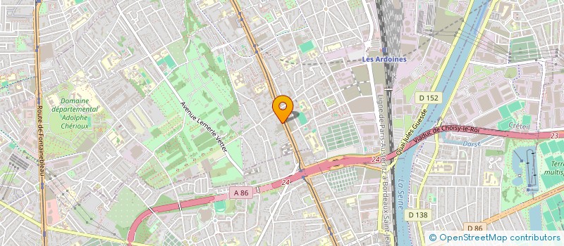 localisation de l'entreprise SCI HADJAZ  VITRY-SUR-SEINE