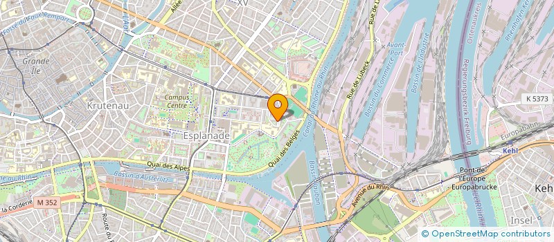 localisation de l'entreprise SCI HADJIAT ET CONSORTS  STRASBOURG