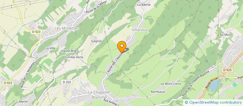 localisation de l'entreprise SCI HADLYN  LA CHAPELLE-BLANCHE