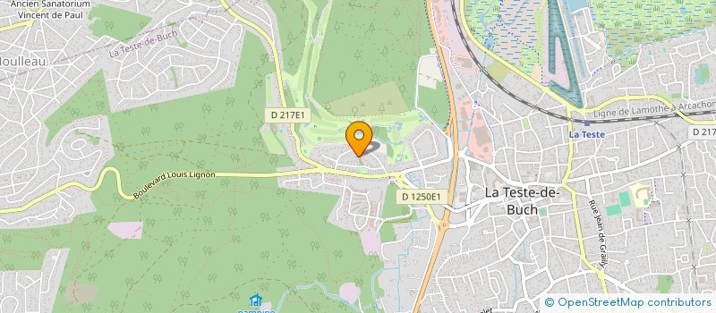 localisation de l'entreprise SCI HADM INVESTISSEMENTS  LA TESTE-DE-BUCH