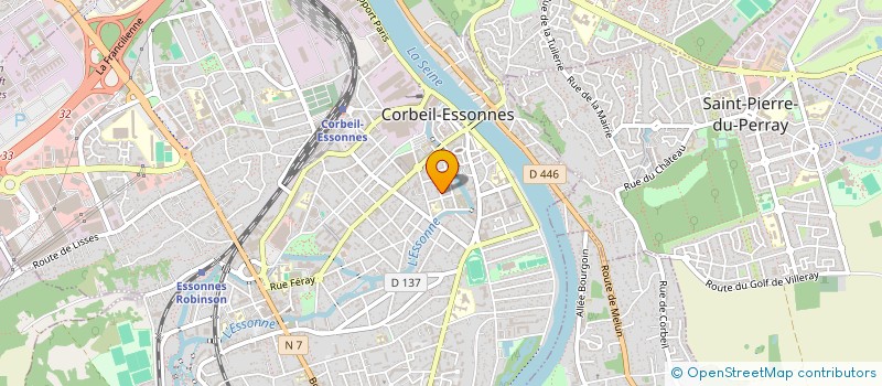 localisation de l'entreprise SCI HADMI à CORBEIL-ESSONNES