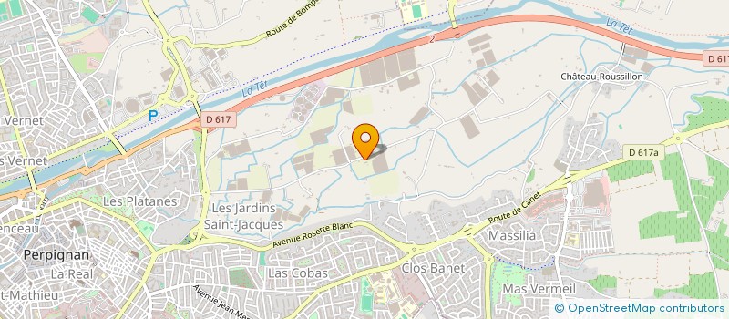 localisation de l'entreprise SCI HADORE  PERPIGNAN