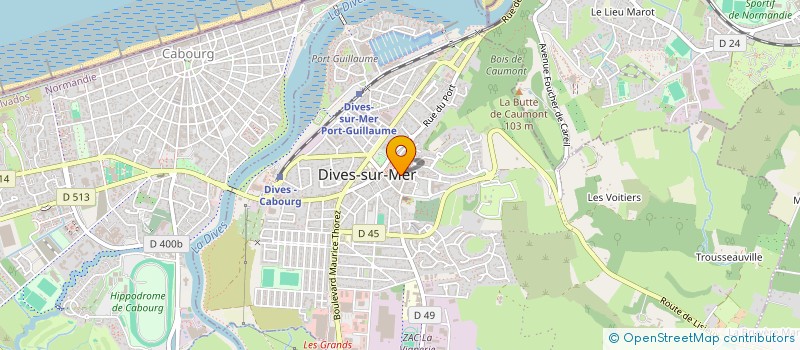 localisation de l'entreprise SCI HADRIEN à DIVES-SUR-MER