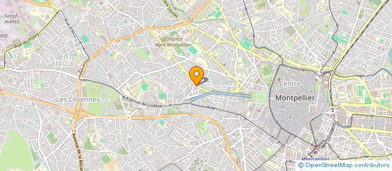 localisation de l'entreprise SCI HADRIEN à MONTPELLIER