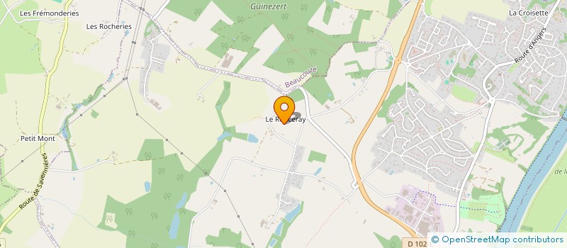 localisation de l'entreprise SCI HADRIEN MORVAN  BOUCHEMAINE