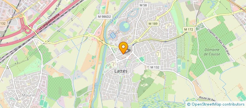 localisation de l'entreprise SCI HADRUMETE à LATTES