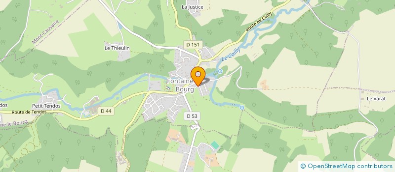 localisation de l'entreprise SCI HAF  FONTAINE-LE-BOURG