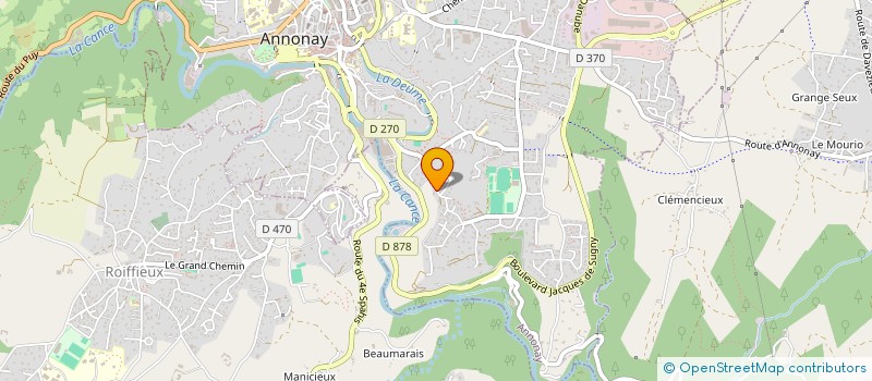 localisation de l'entreprise SCI HAFERA à ANNONAY