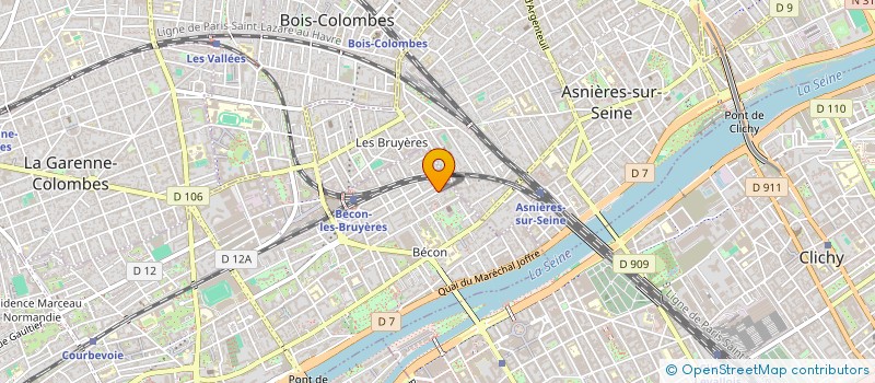 localisation de l'entreprise SCI HAFSLO à COURBEVOIE