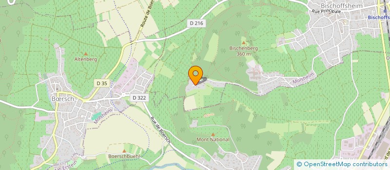 localisation de l'entreprise SCI HAG-117  BISCHOFFSHEIM