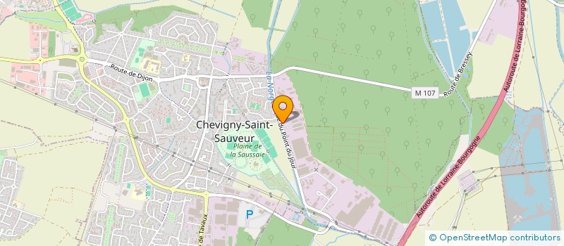 localisation de l'entreprise SCI HAGA  CHEVIGNY-SAINT-SAUVEUR