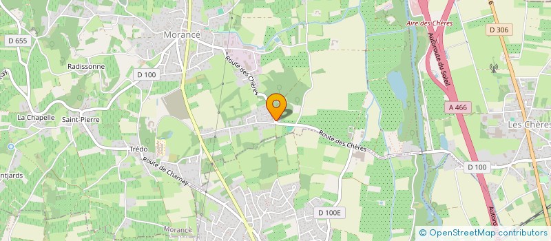 localisation de l'entreprise SCI HAGAS  MORANCE