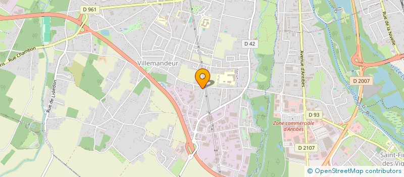 localisation de l'entreprise SCI HAGISEL à VILLEMANDEUR