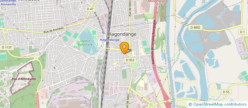 localisation de l'entreprise SCI HAGONDANGE RADIOLOGIE  HAGONDANGE