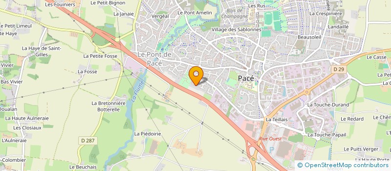 localisation de l'entreprise SCI HAGRON-LECHAUX  PACE