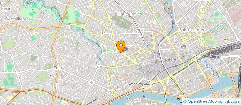 localisation de l'entreprise SCI HAGU à NANTES