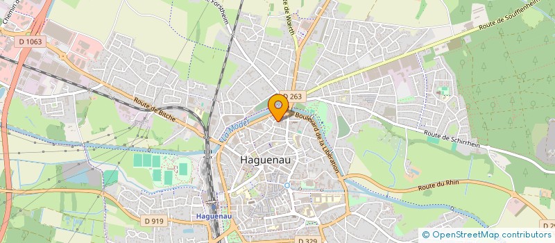 localisation de l'entreprise SCI HAGUIMMO  HAGUENAU