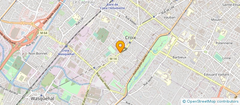 localisation de l'entreprise SCI HAHNEMANN à CROIX