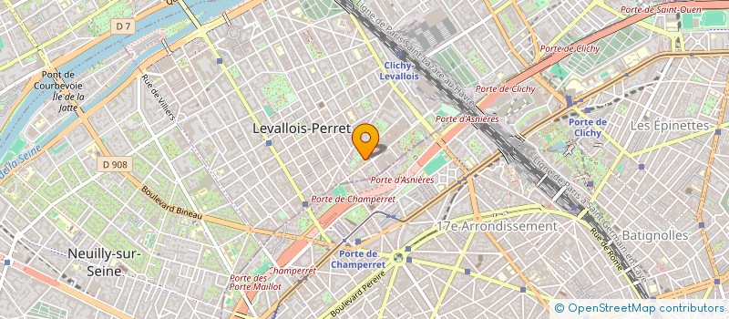 localisation de l'entreprise SCI HAIAS à LEVALLOIS-PERRET