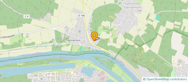 localisation de l'entreprise SCI HAIE ROBERT  FOLLAINVILLE-DENNEMONT