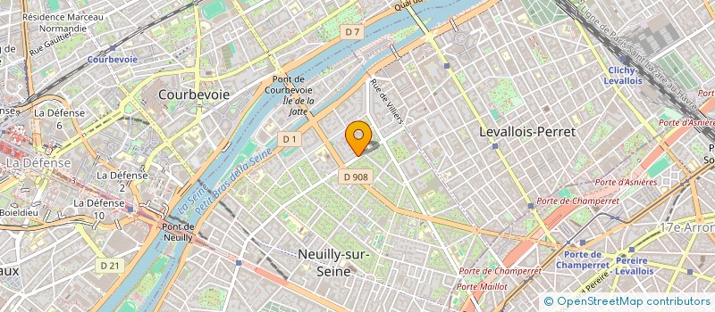 localisation de l'entreprise SCI HAIM à NEUILLY-SUR-SEINE
